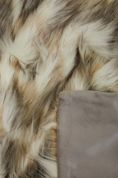 Nomad Lamina Natural Fur Throw