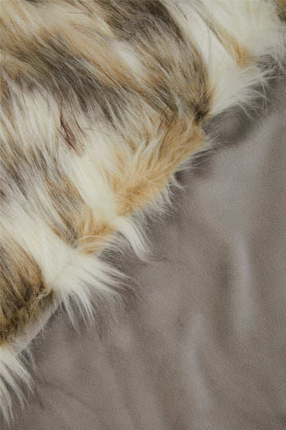 Nomad Lamina Natural Fur Throw