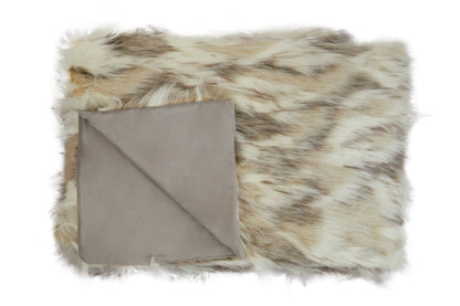 Nomad Lamina Natural Fur Throw