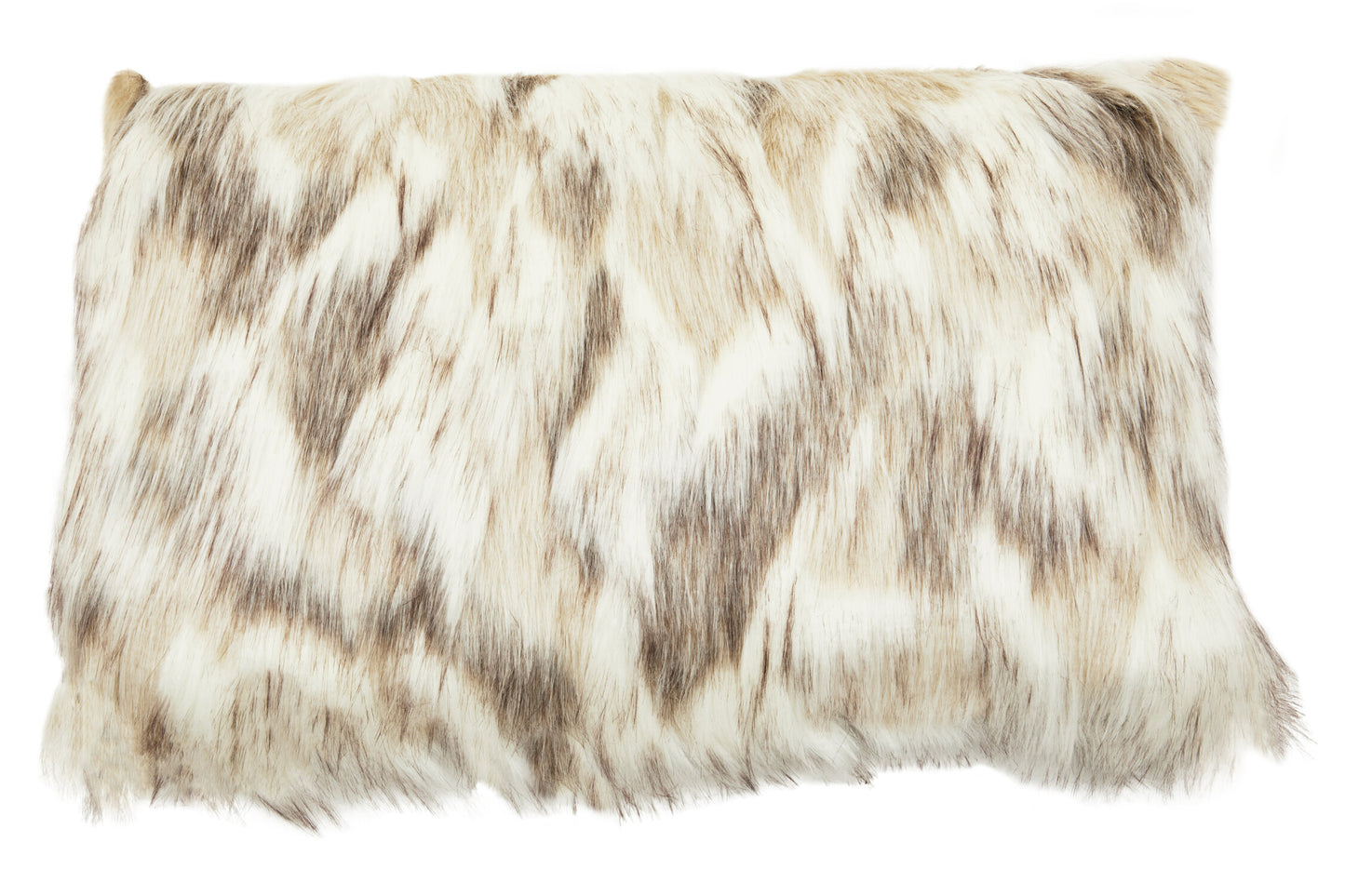 Nomad Lamina Natural Rectangular Fur Cushion