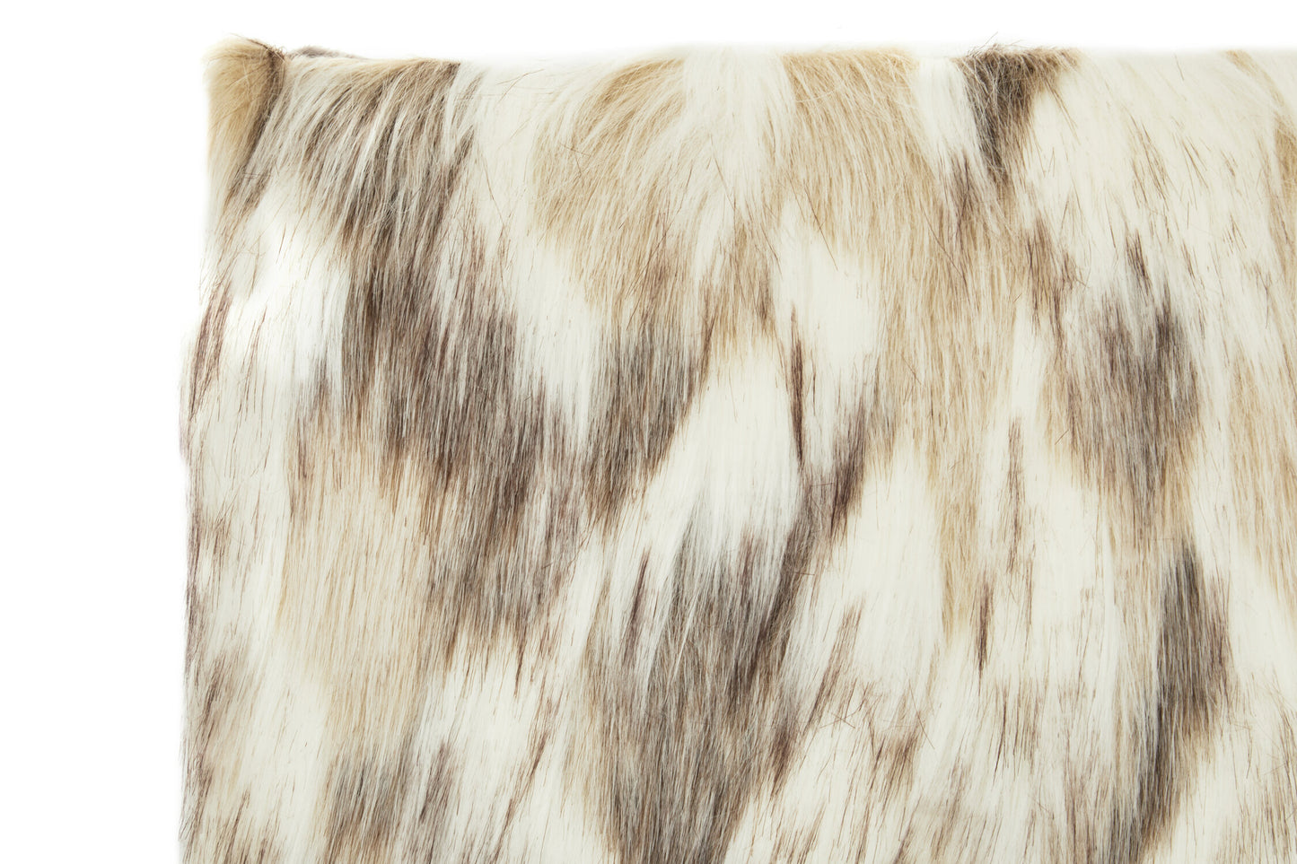 Nomad Lamina Natural Rectangular Fur Cushion