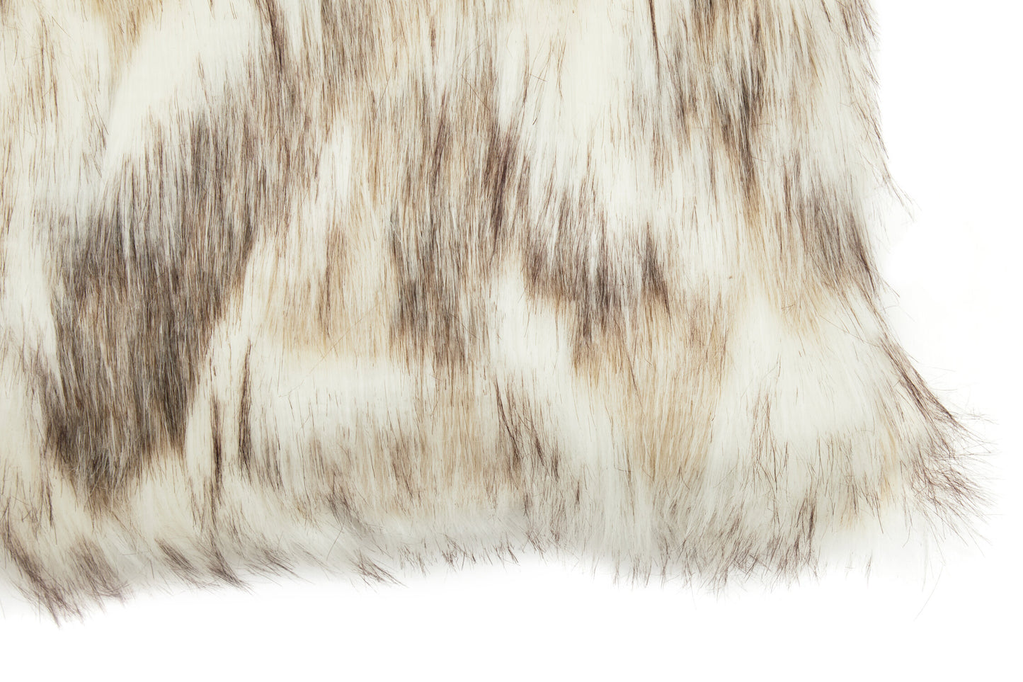 Nomad Lamina Natural Rectangular Fur Cushion