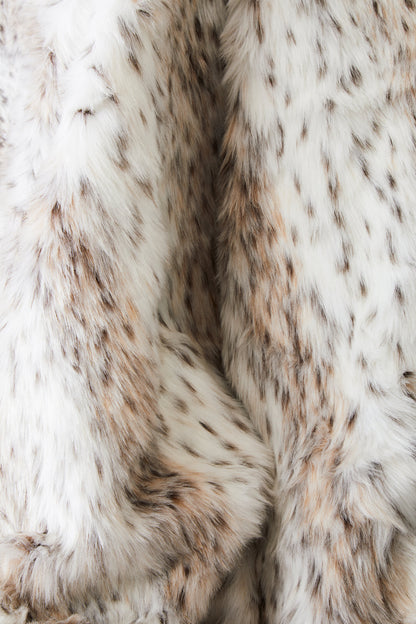 Nomad Lamina Animal Print Fur Throw