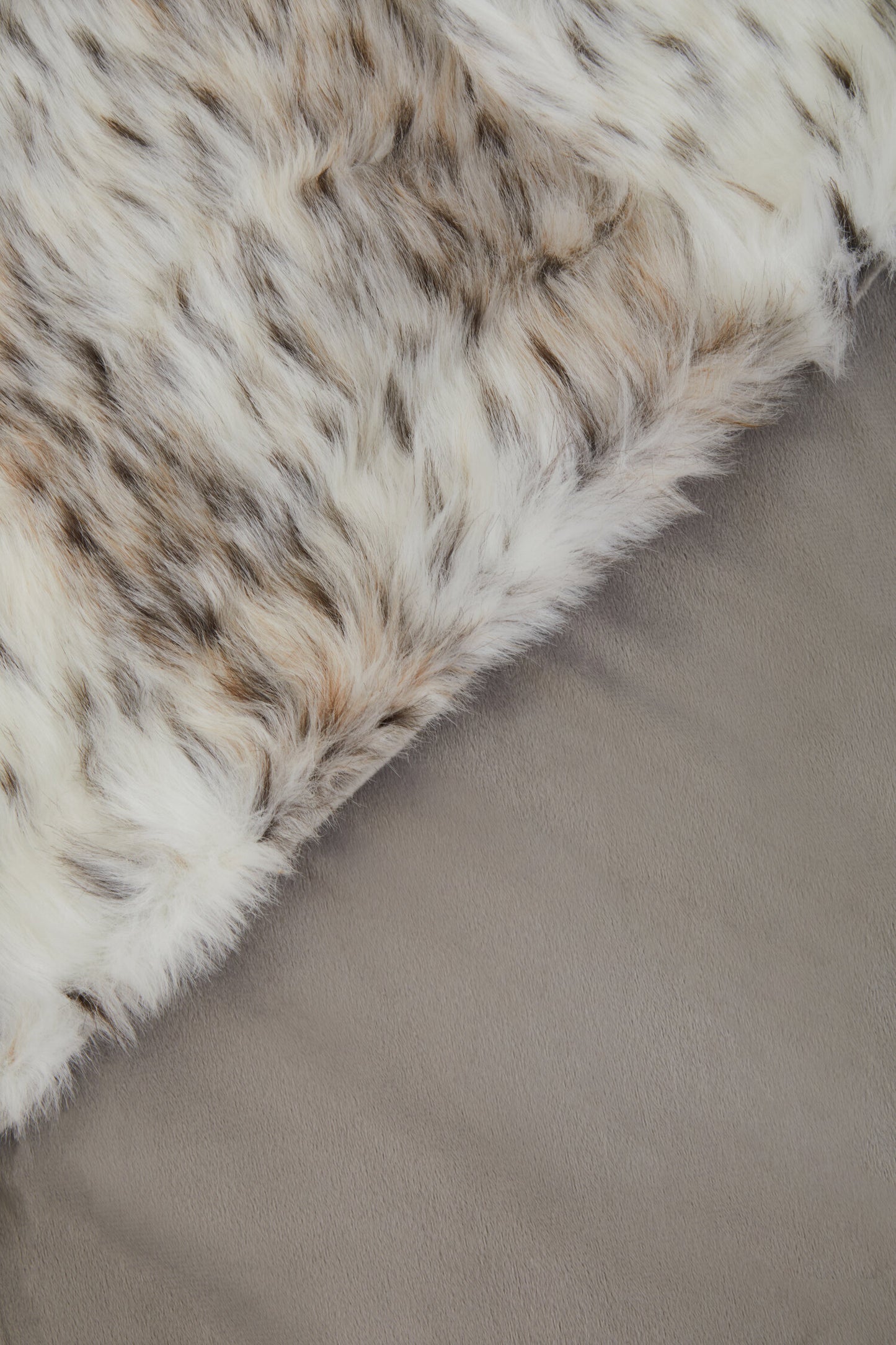 Nomad Lamina Animal Print Fur Throw