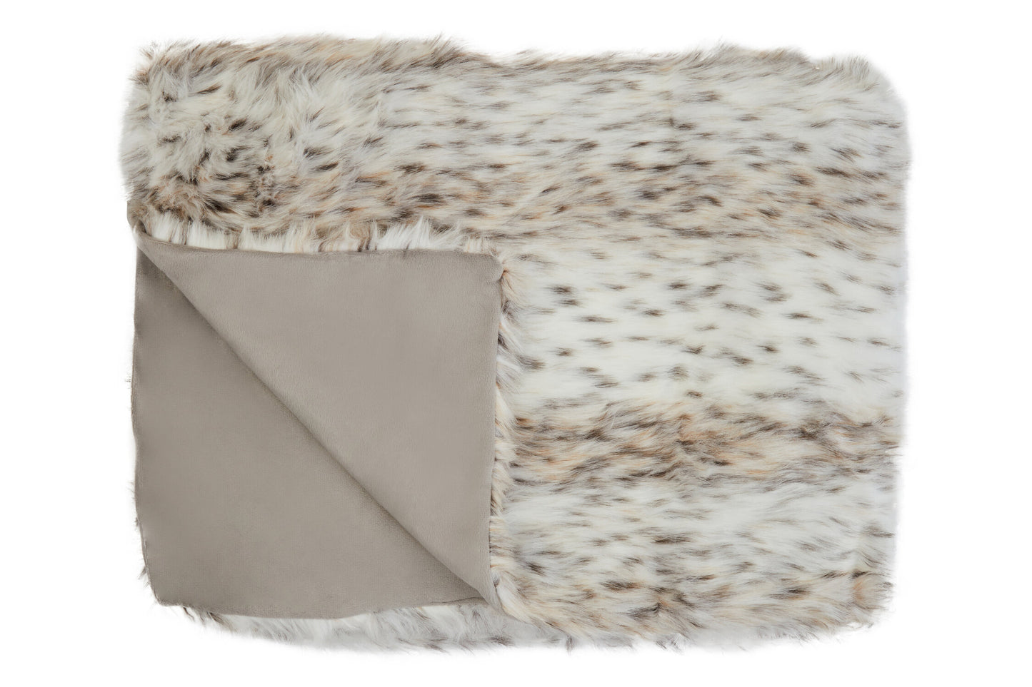 Nomad Lamina Animal Print Fur Throw