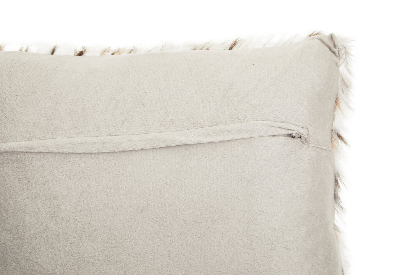 The Luxe Animal Print Faux Fur Square Cushion