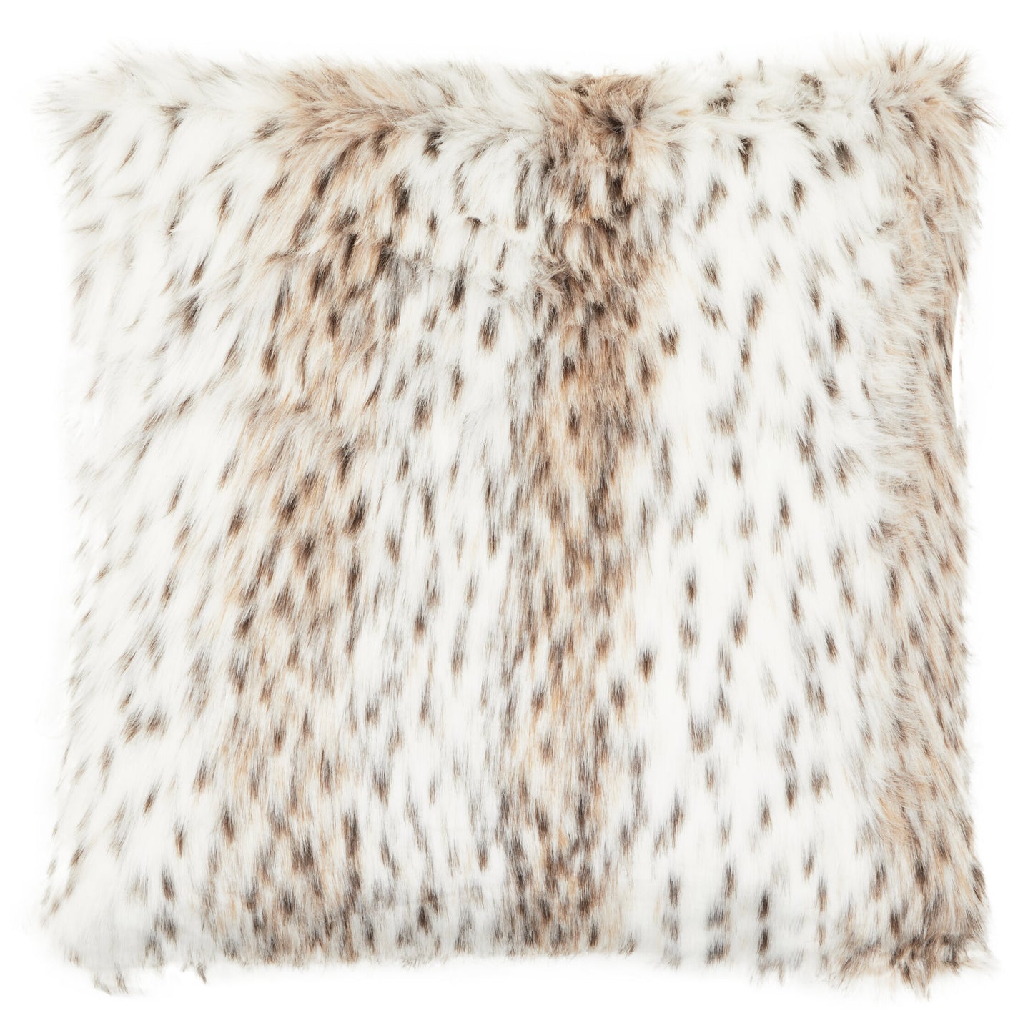 The Luxe Animal Print Faux Fur Square Cushion | Bali & Blue