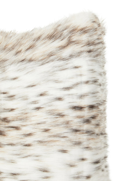 Nomad Lamina Animal Print Rectangular Fur Cushion