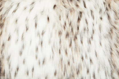 Nomad Lamina Animal Print Rectangular Fur Cushion
