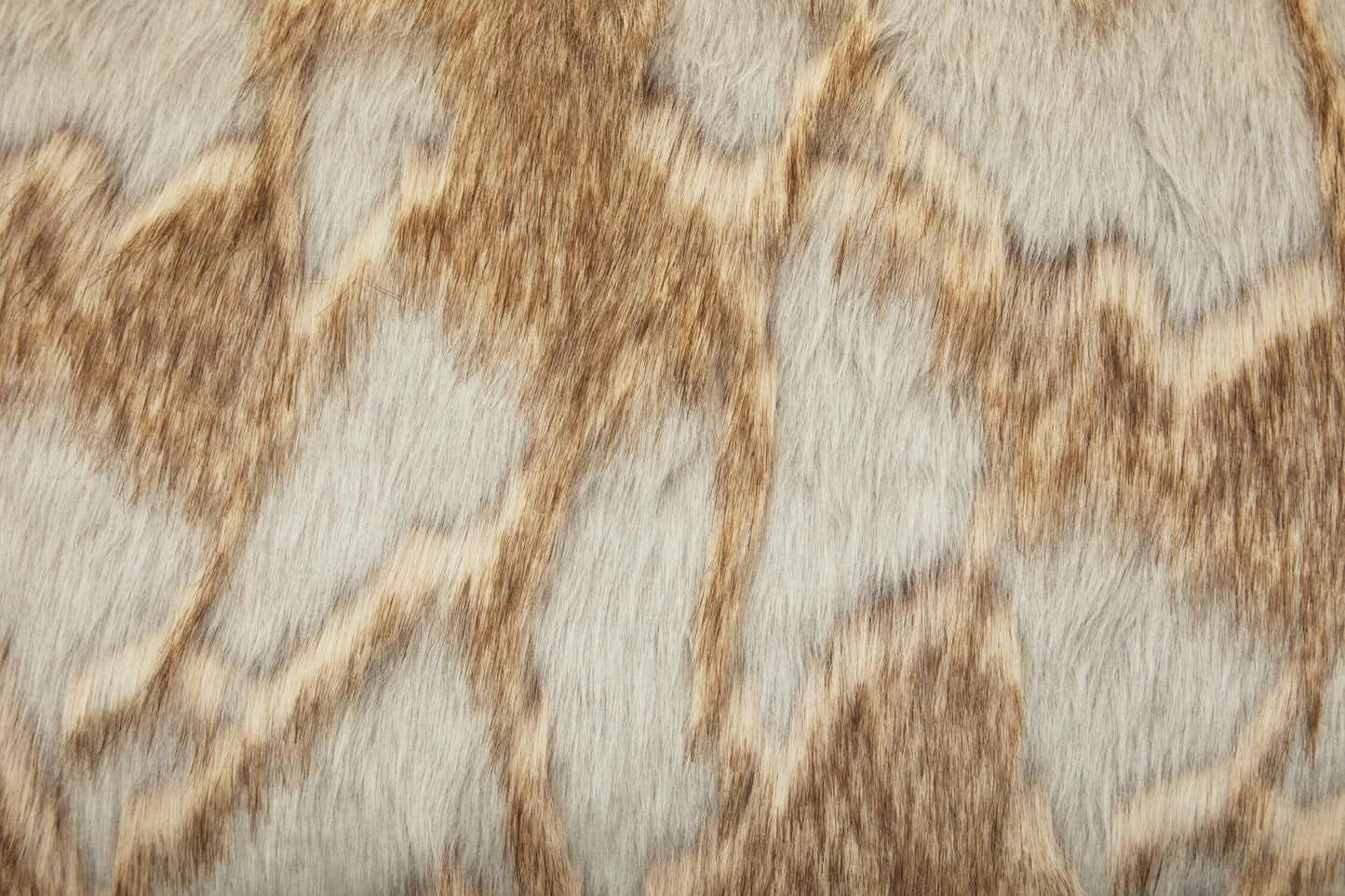 Nomad Lamina Grey and Natural Fur Cushion