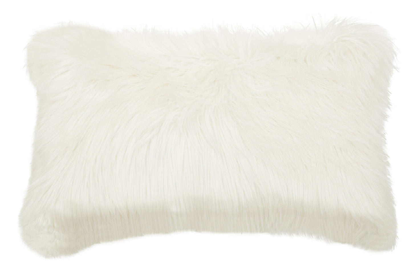 Nomad Lamina Cream Fur Cushion