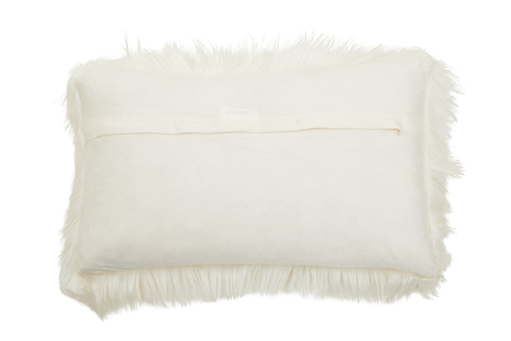 Nomad Lamina Cream Fur Cushion | Bali & Blue