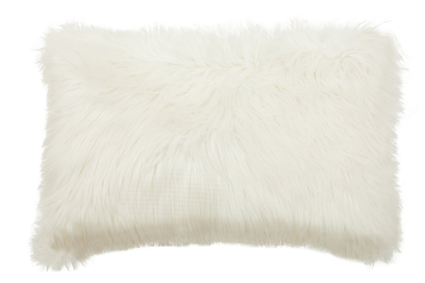 Nomad Lamina Cream Fur Cushion