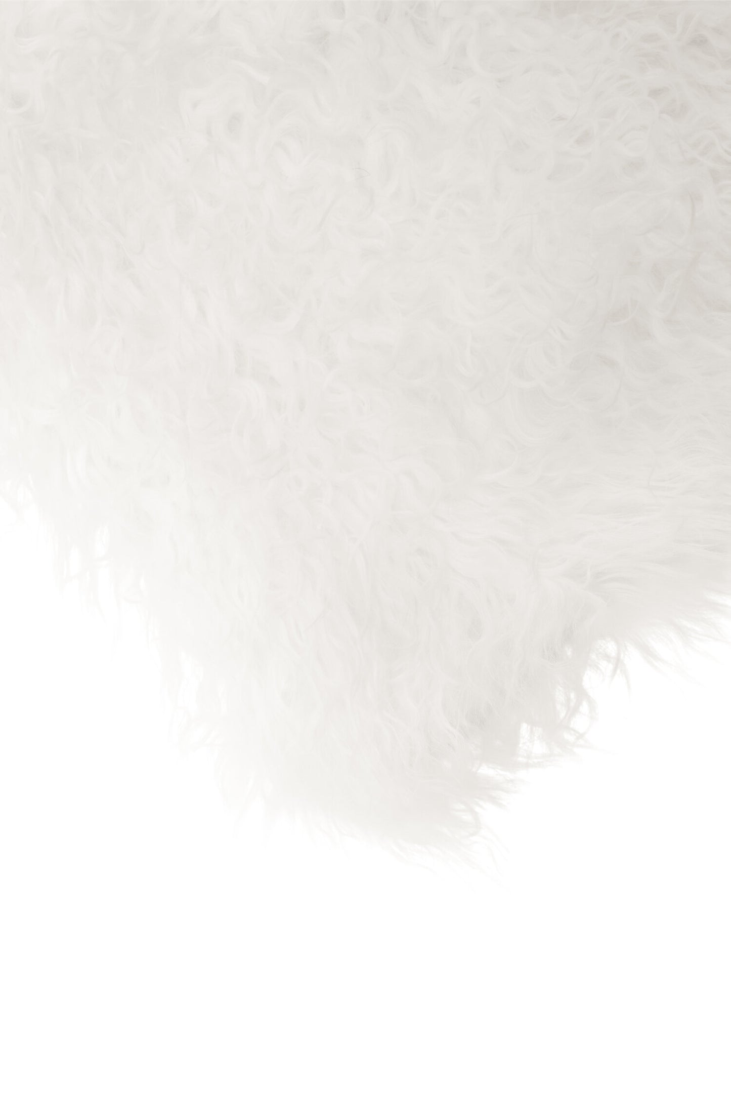 The Luxe White Real Mongolian Fur Square Cushion