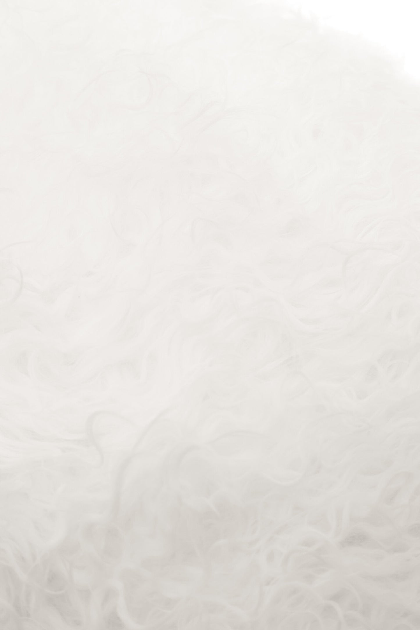 The Luxe White Real Mongolian Fur Square Cushion