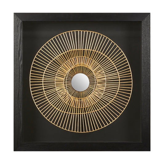 Africana Gold And Black Wall Art