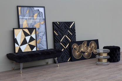 Africana Black Wood Carving Wall Art
