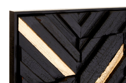Africana Black Wood Carving Wall Art