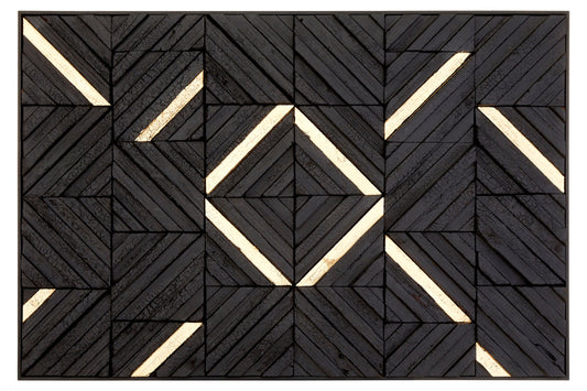 Africana Black Wood Carving Wall Art