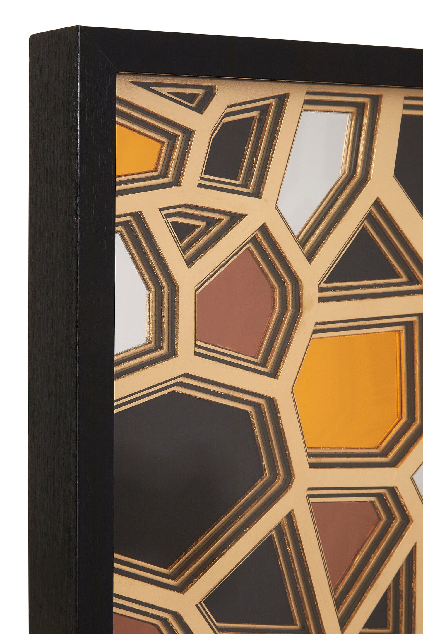 Africana Gold Black Paper Wall Art