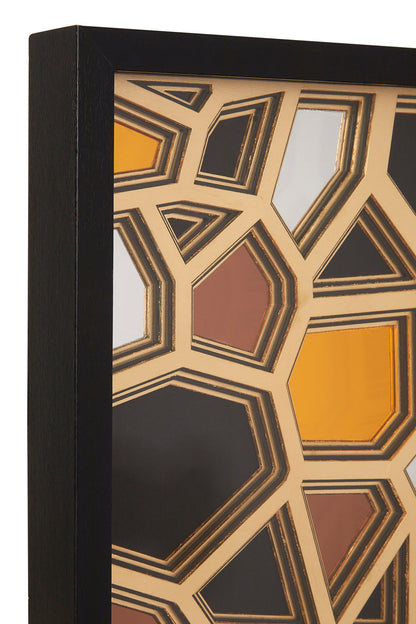 Africana Gold Black Paper Wall Art