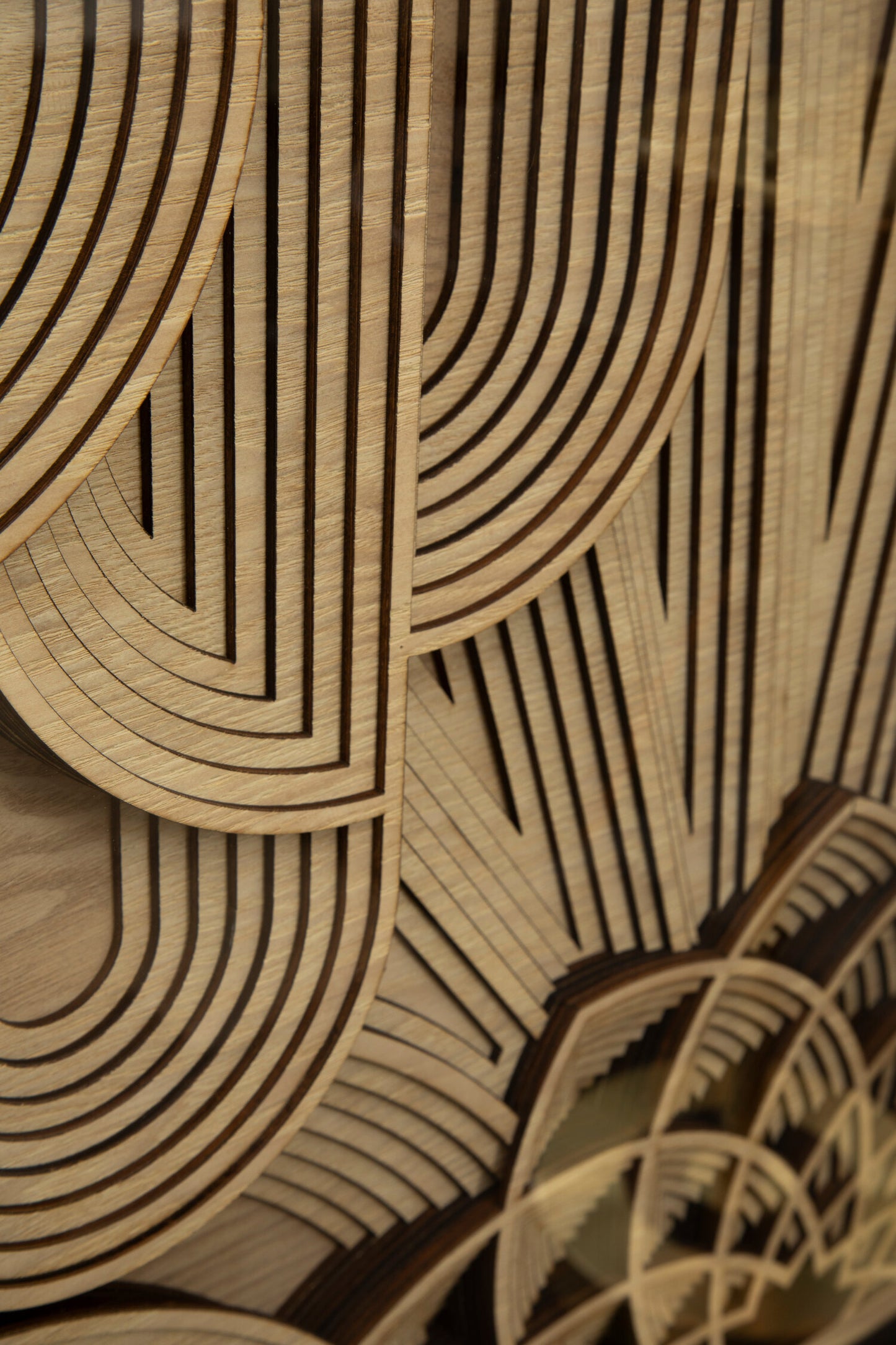 Africana Deco Wood Carving Wall Art