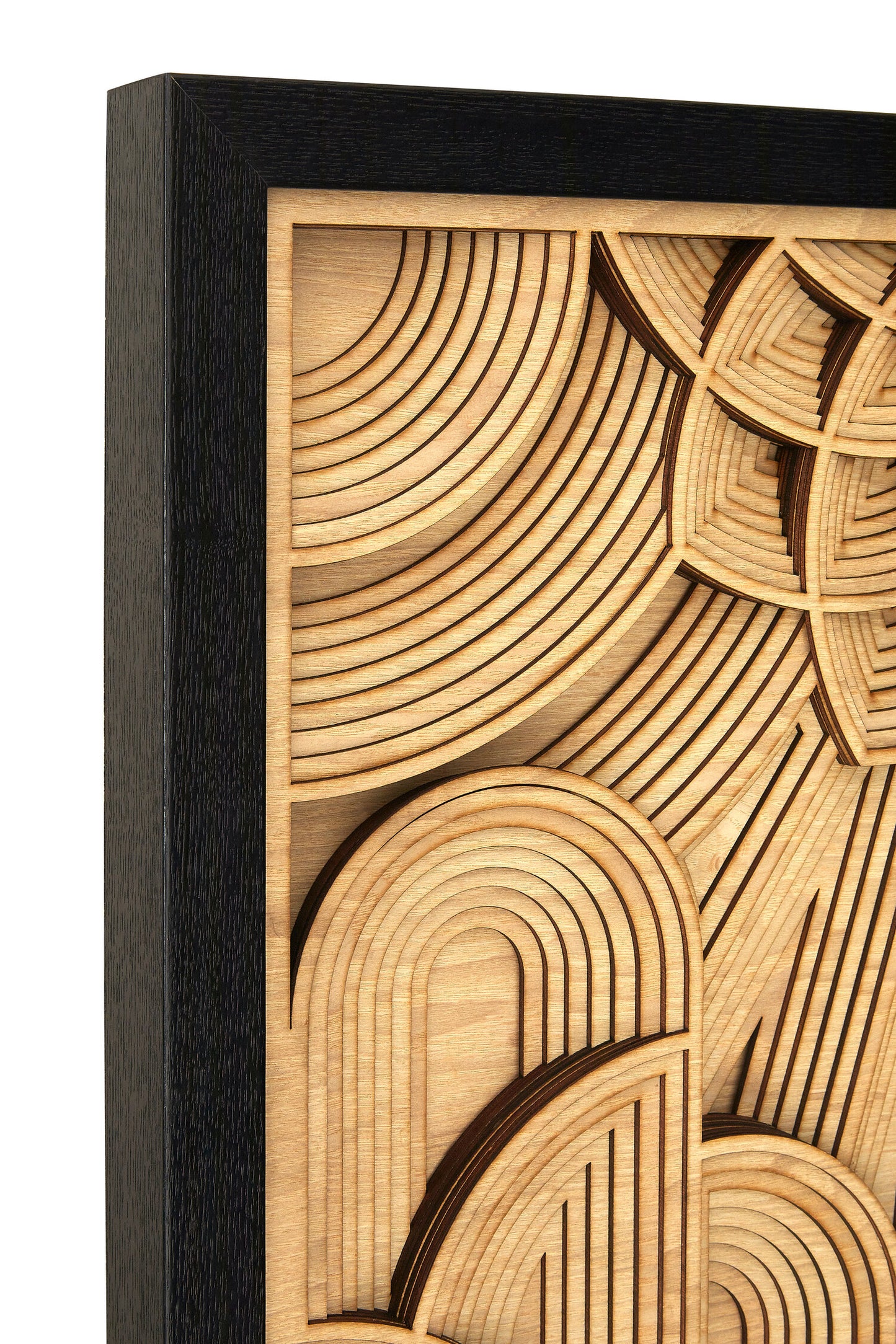 Africana Deco Wood Carving Wall Art