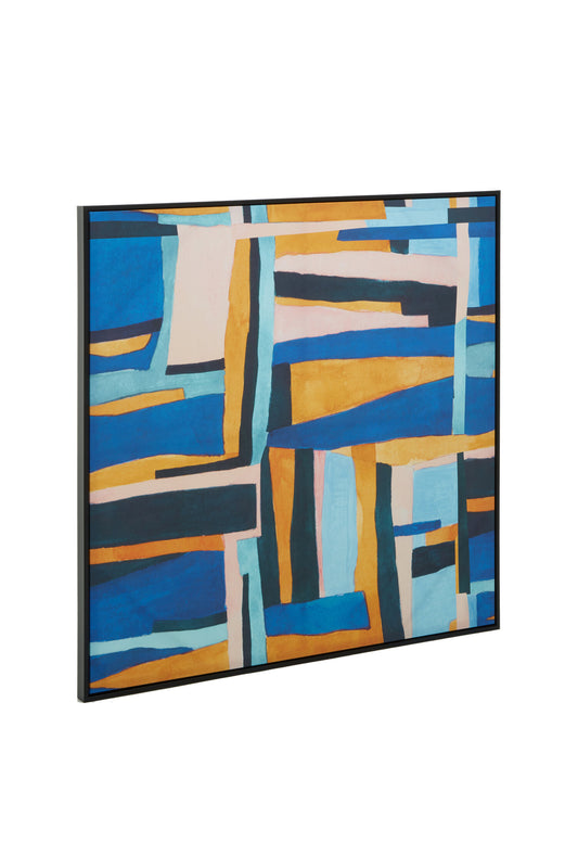 Galleria Multicolour Abstract Painting | Bali & Blue