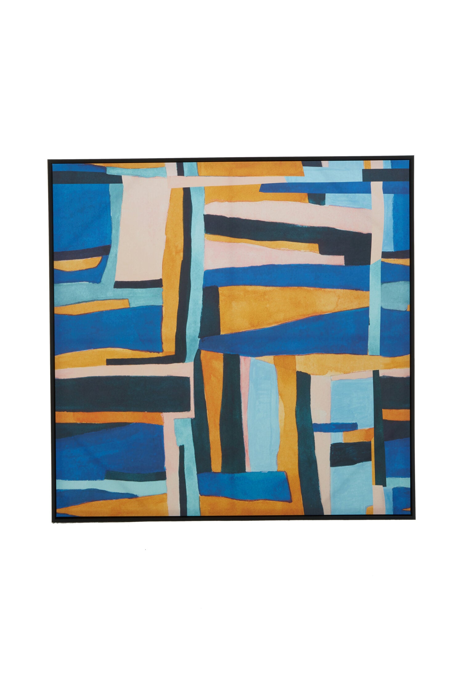 Galleria Multicolour Abstract Painting Wall Art | Bali & Blue