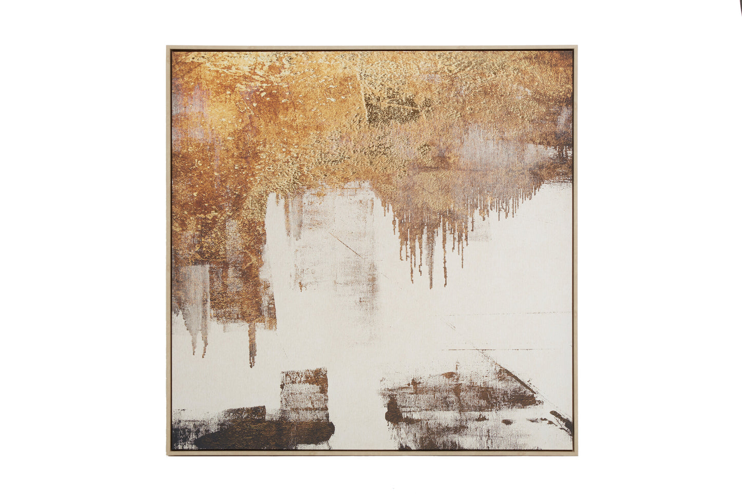 Galleria Abstract Gold Foil Wall Art