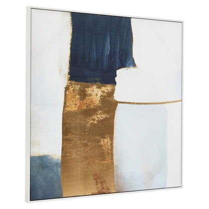 Galleria Blue and Gold Foil Wall Art