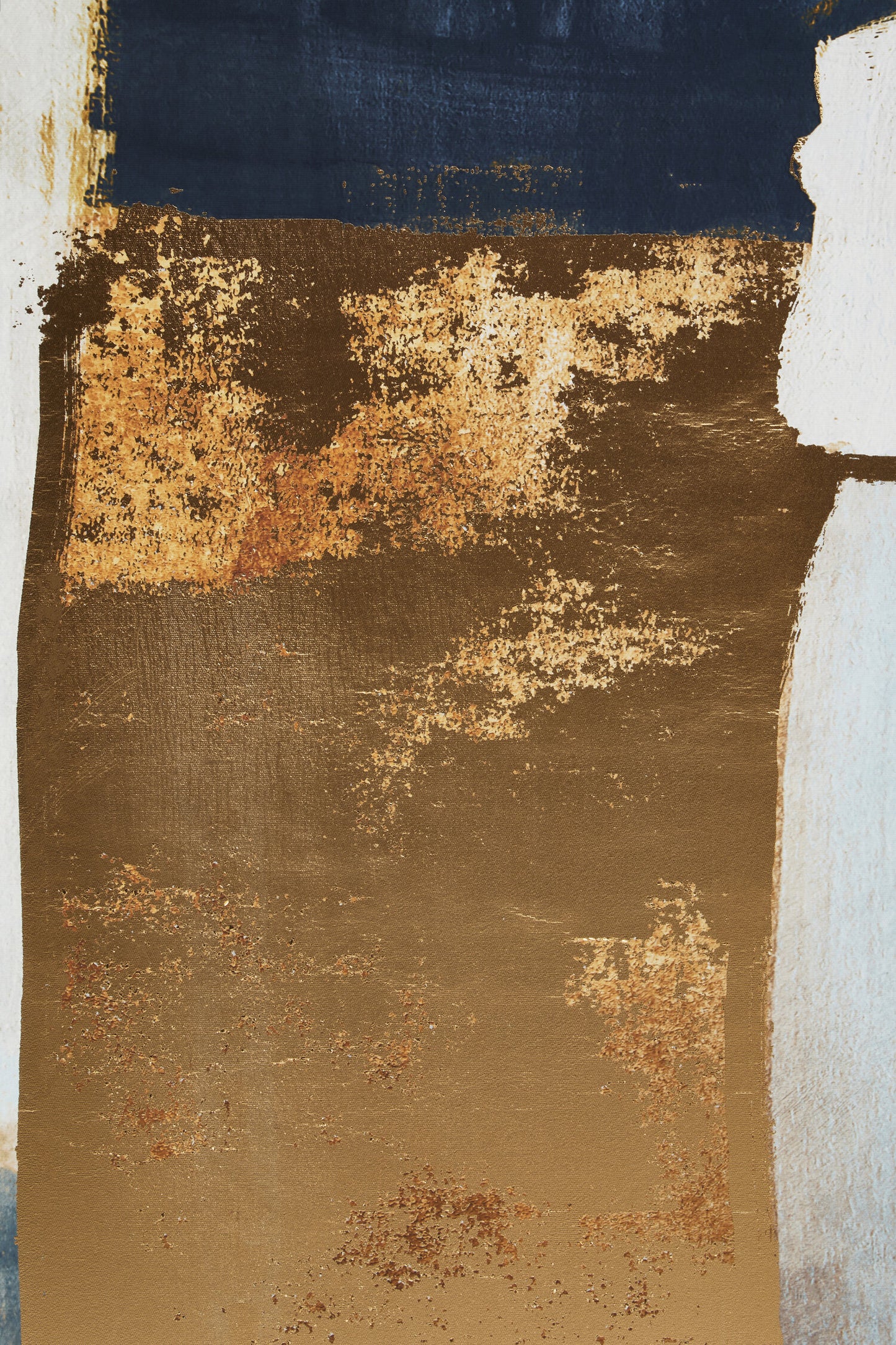 Galleria Blue and Gold Foil Wall Art