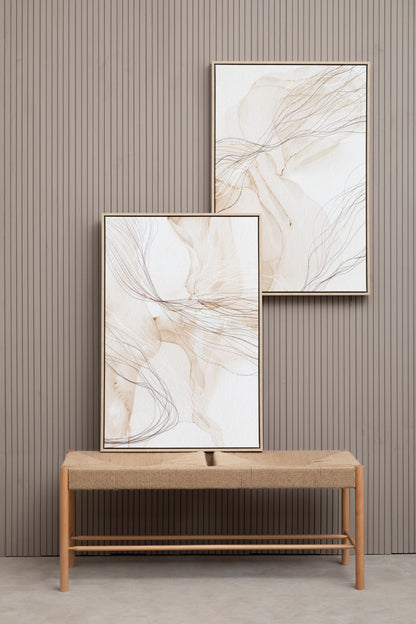 Galleria Set of Two Natural Abstract Wall Art