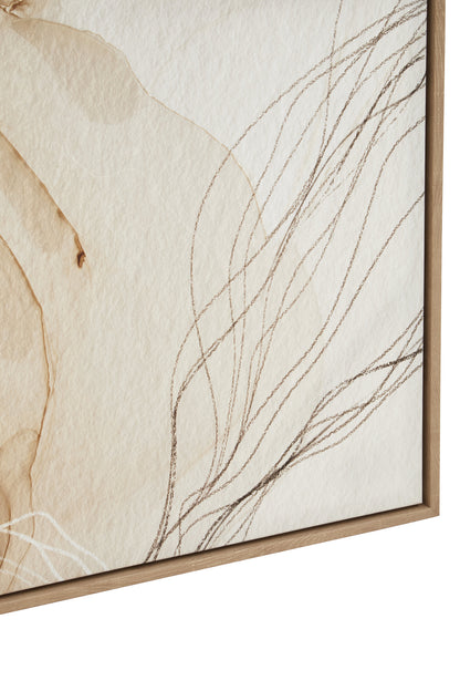 Galleria Set of Two Natural Abstract Wall Art