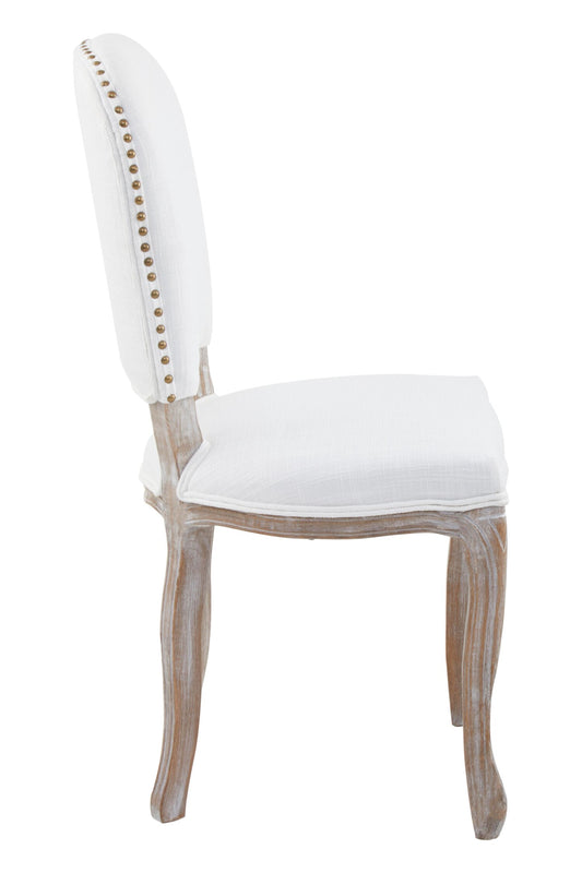 Davenport Ivory Linen Dining Chair