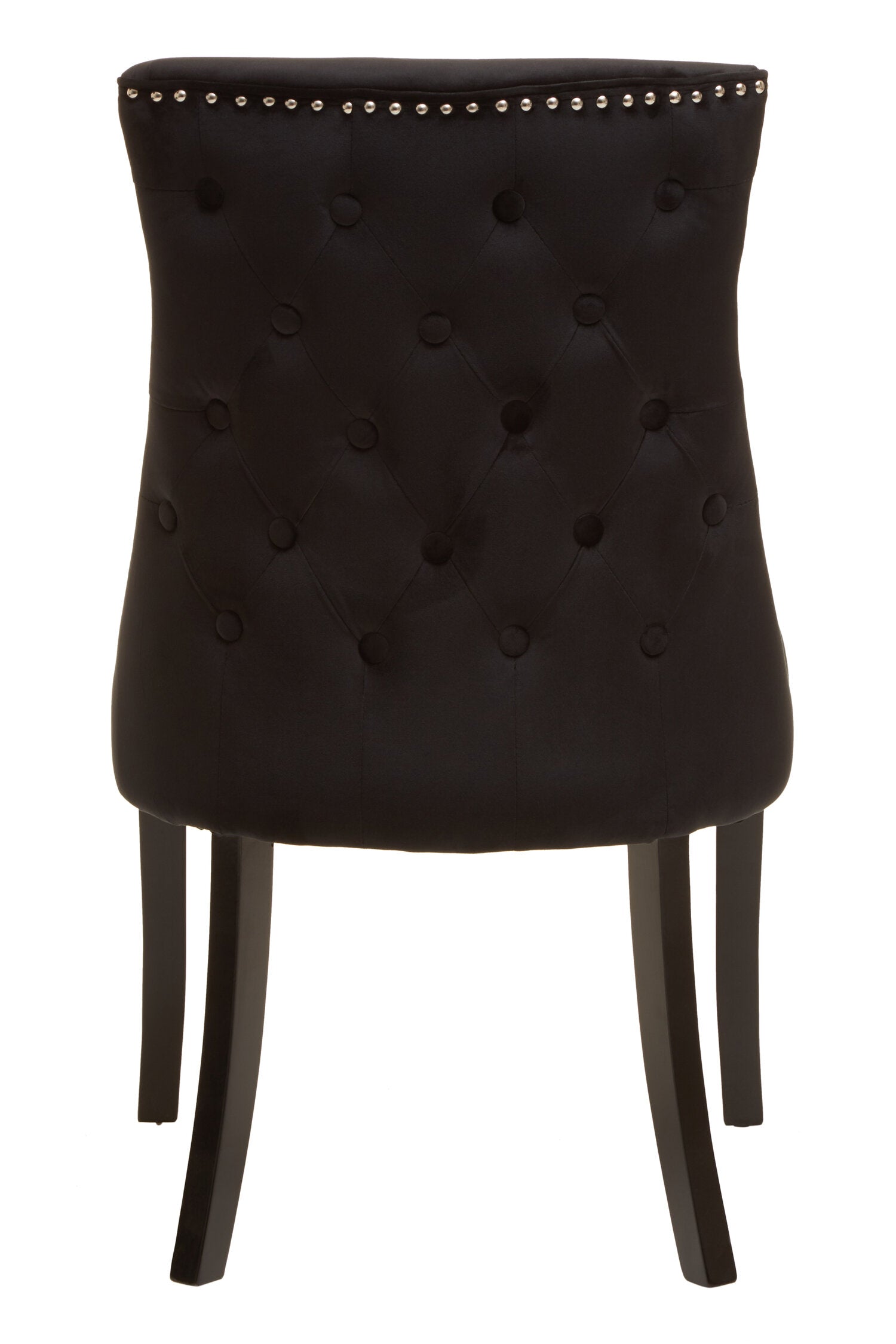 Davenport Luxe Black Velvet Dining Chair | Bali & Blue