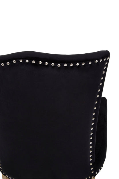 Davenport Luxe Black Dining Chair | Bali & Blue