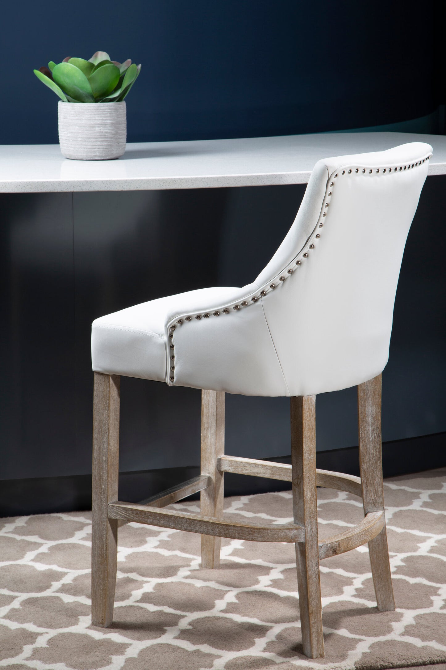 Davenport Ivory Bar Stool