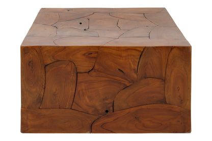 Amiandos Teak Wood Square Coffee Table