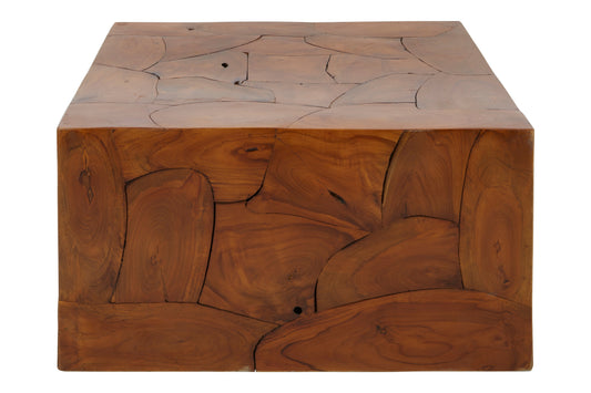 Amiandos Teak Wood Square Coffee Table