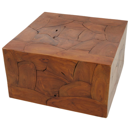 Amiandos Teak Wood Square Coffee Table