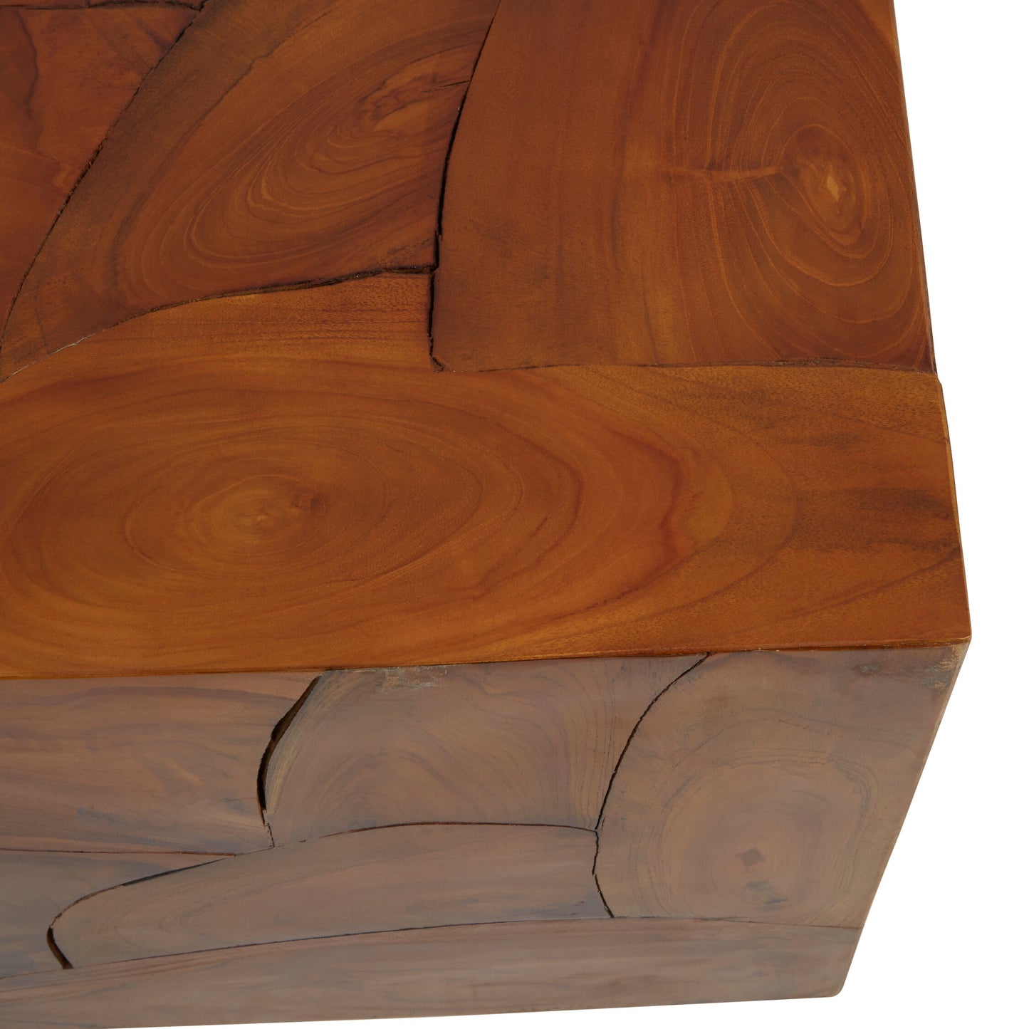 Amiandos Teak Wood Square Coffee Table