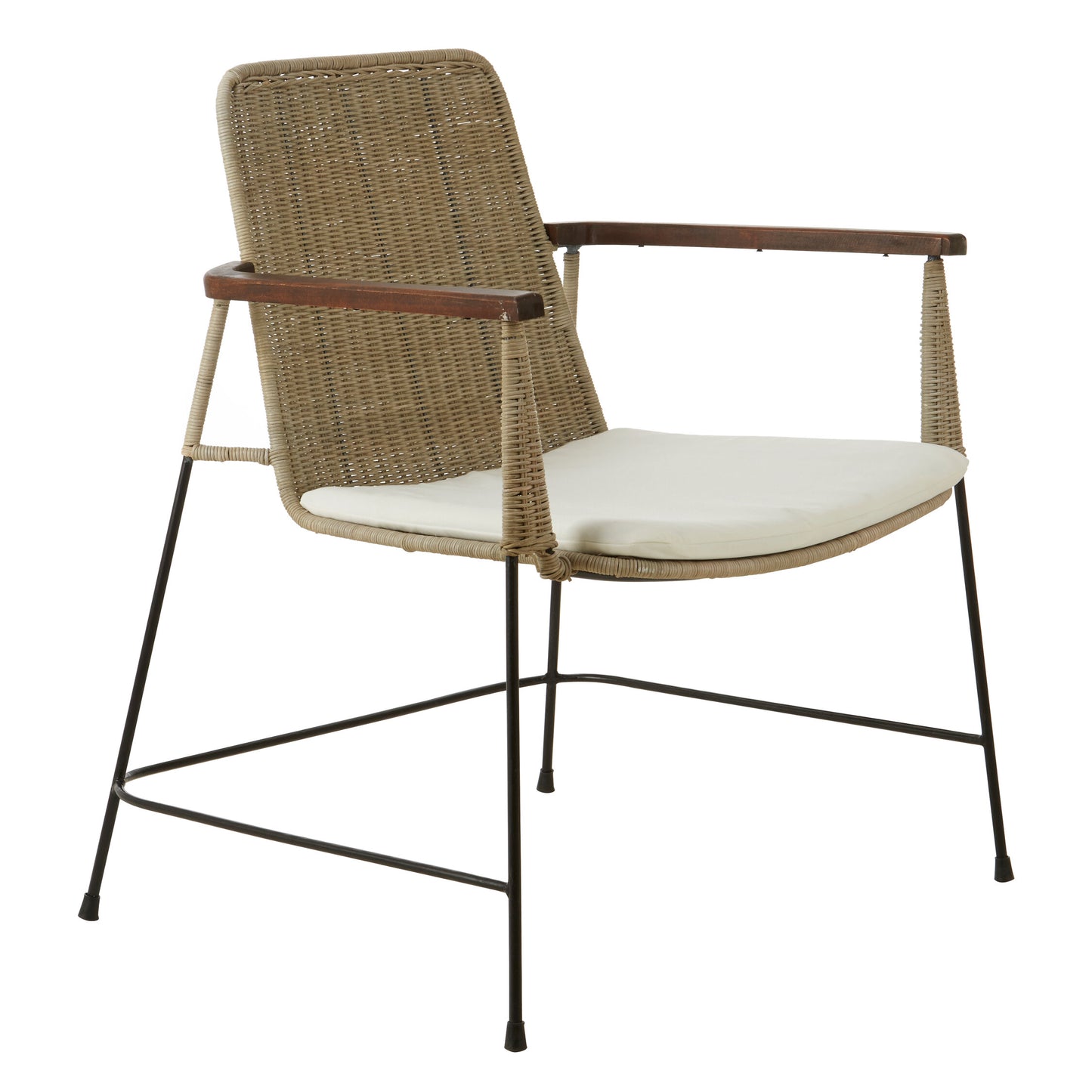 Tropic Traditional Design Natural Rattan Armchair