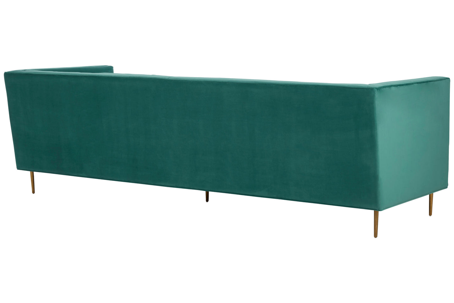 Renee Green Velvet 3 Seater Sofa | Bali & Blue