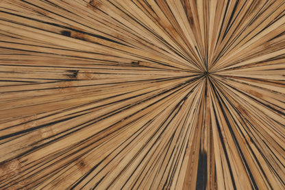 Armand Natural Bamboo Round Coffee Table