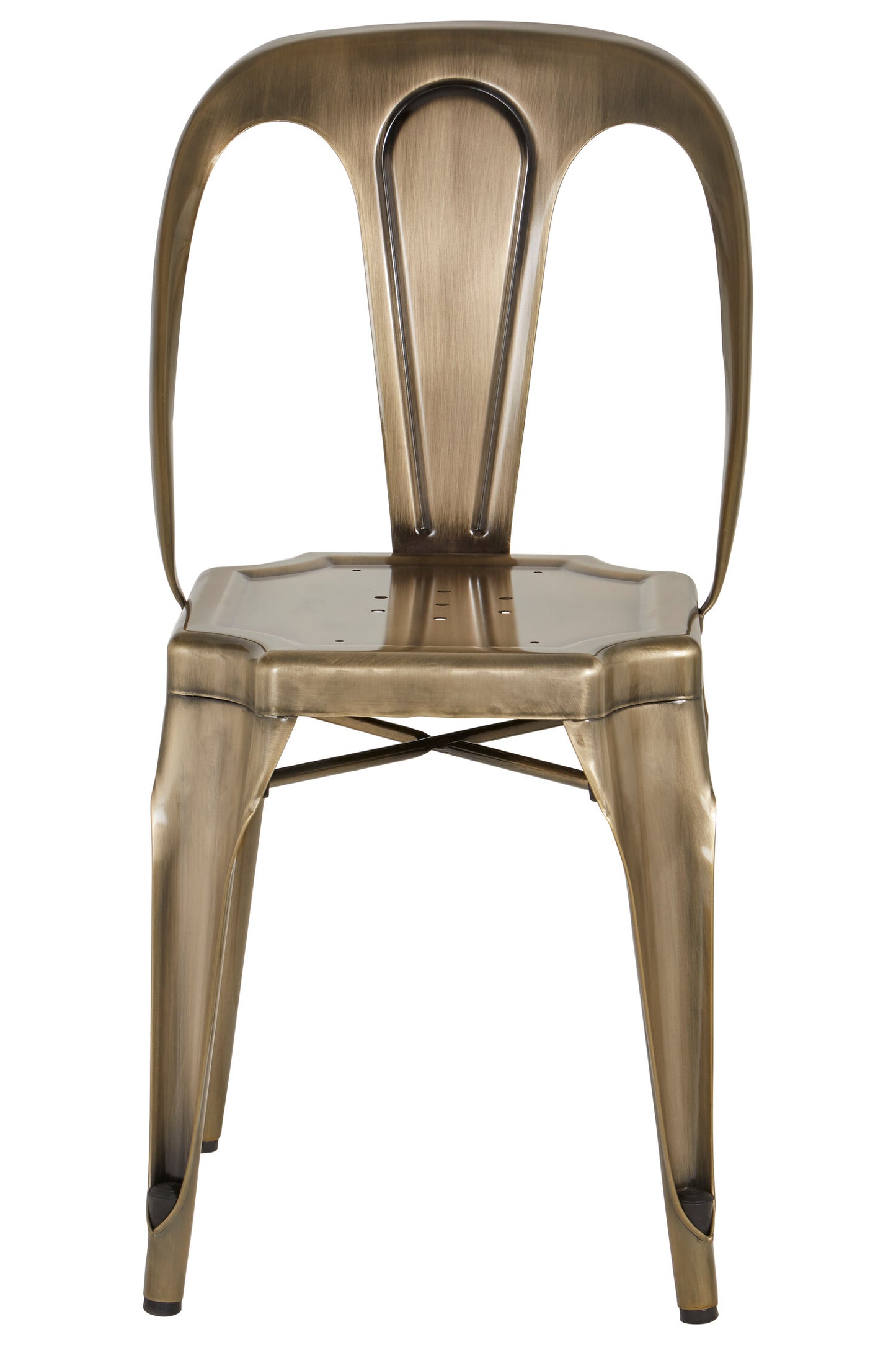 Industrial Brass Metal Dining Chair