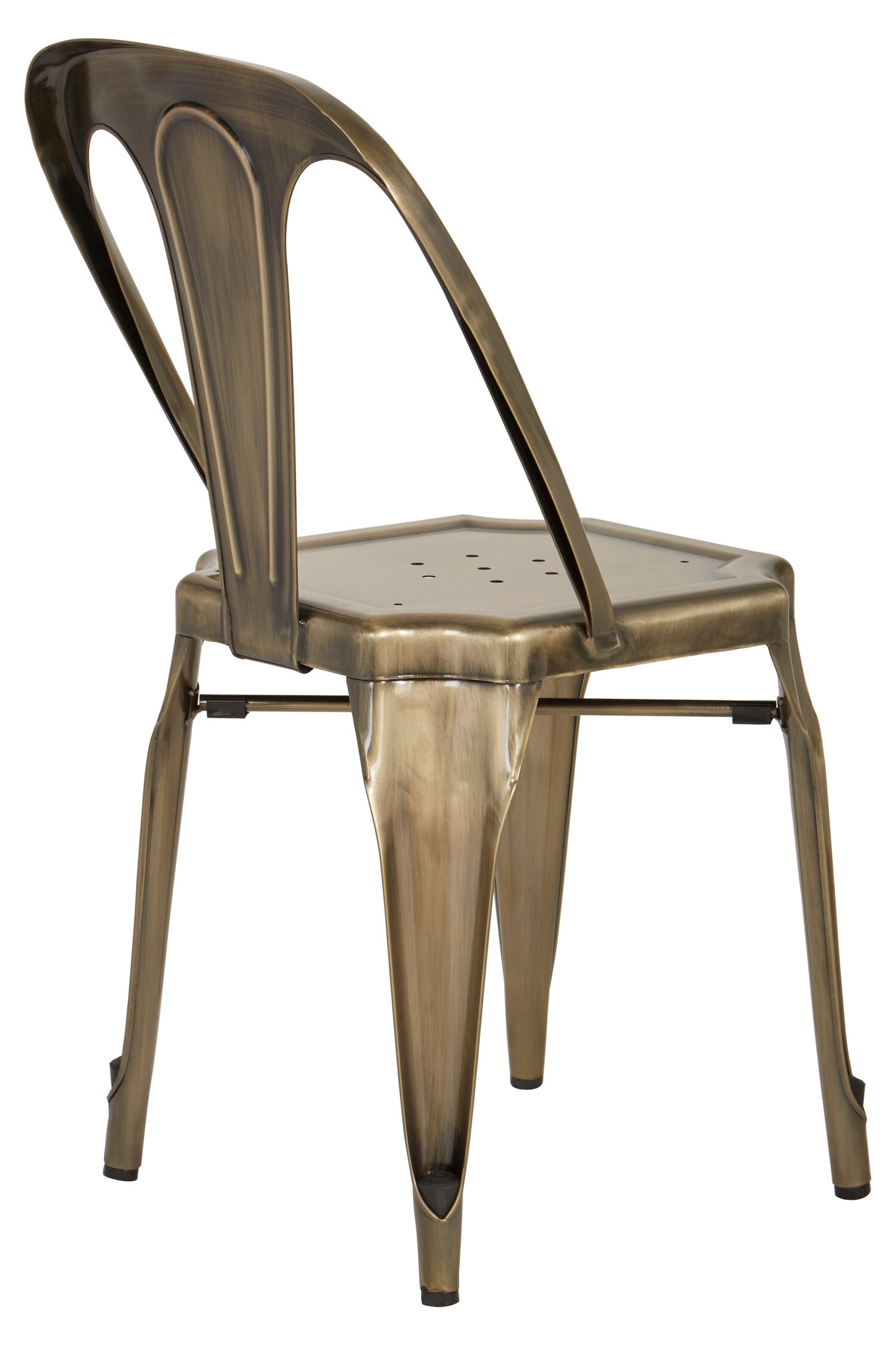 Industrial Brass Metal Dining Chair