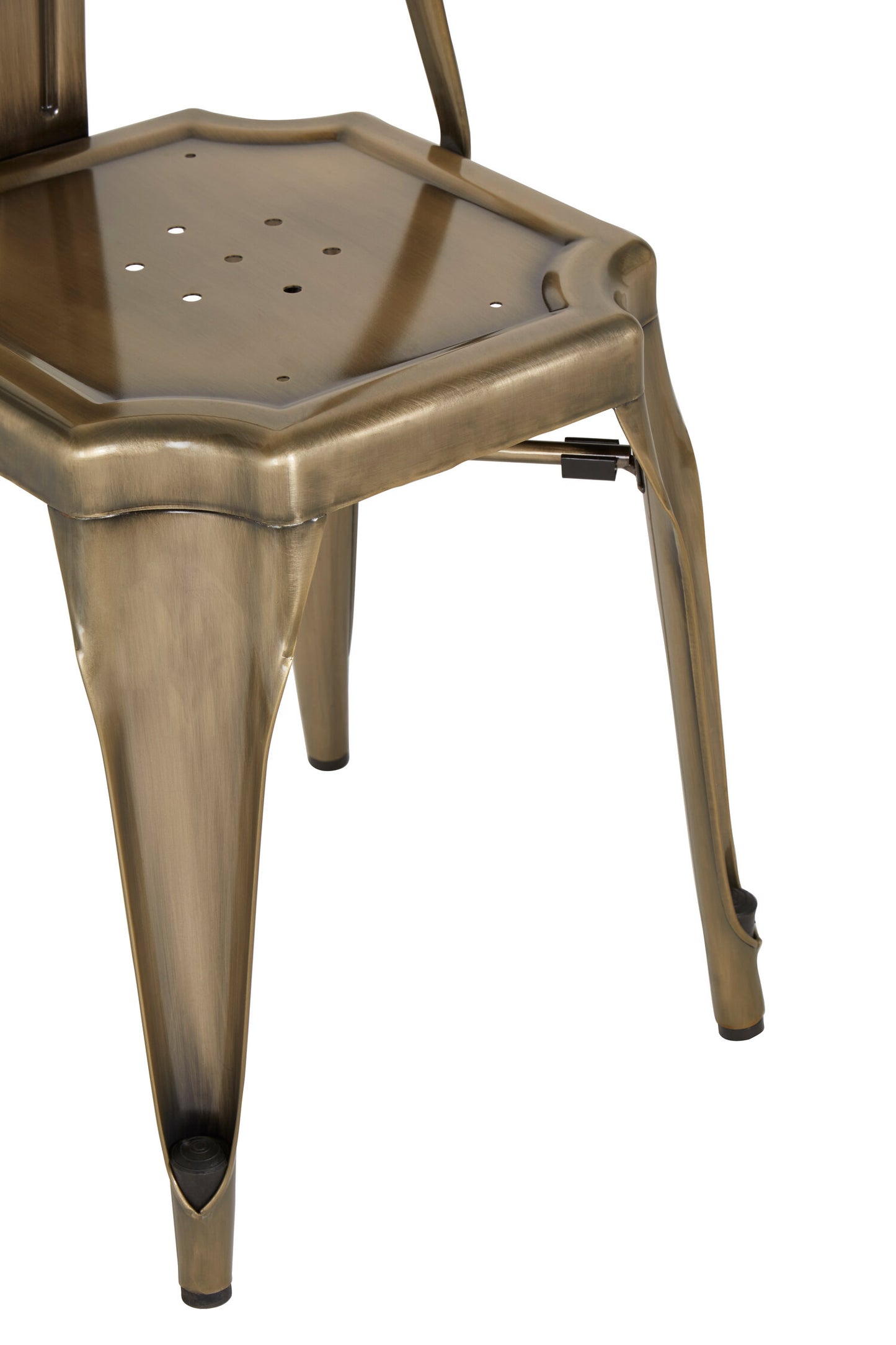 Industrial Brass Metal Dining Chair