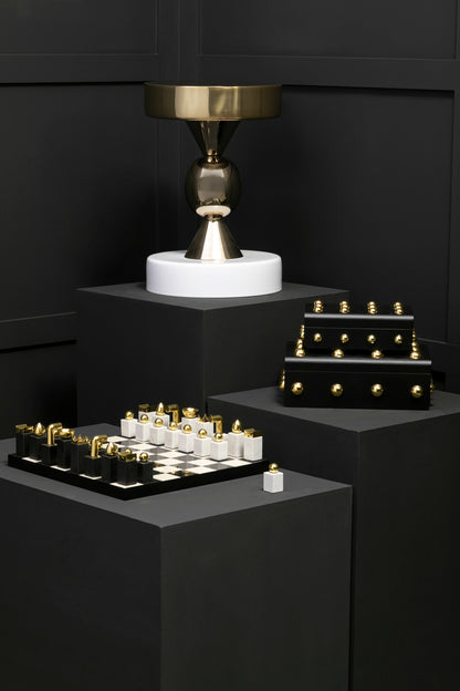 Vogue Gold And Ivory Side Table