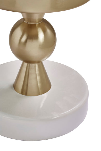 Vogue Gold And Ivory Side Table